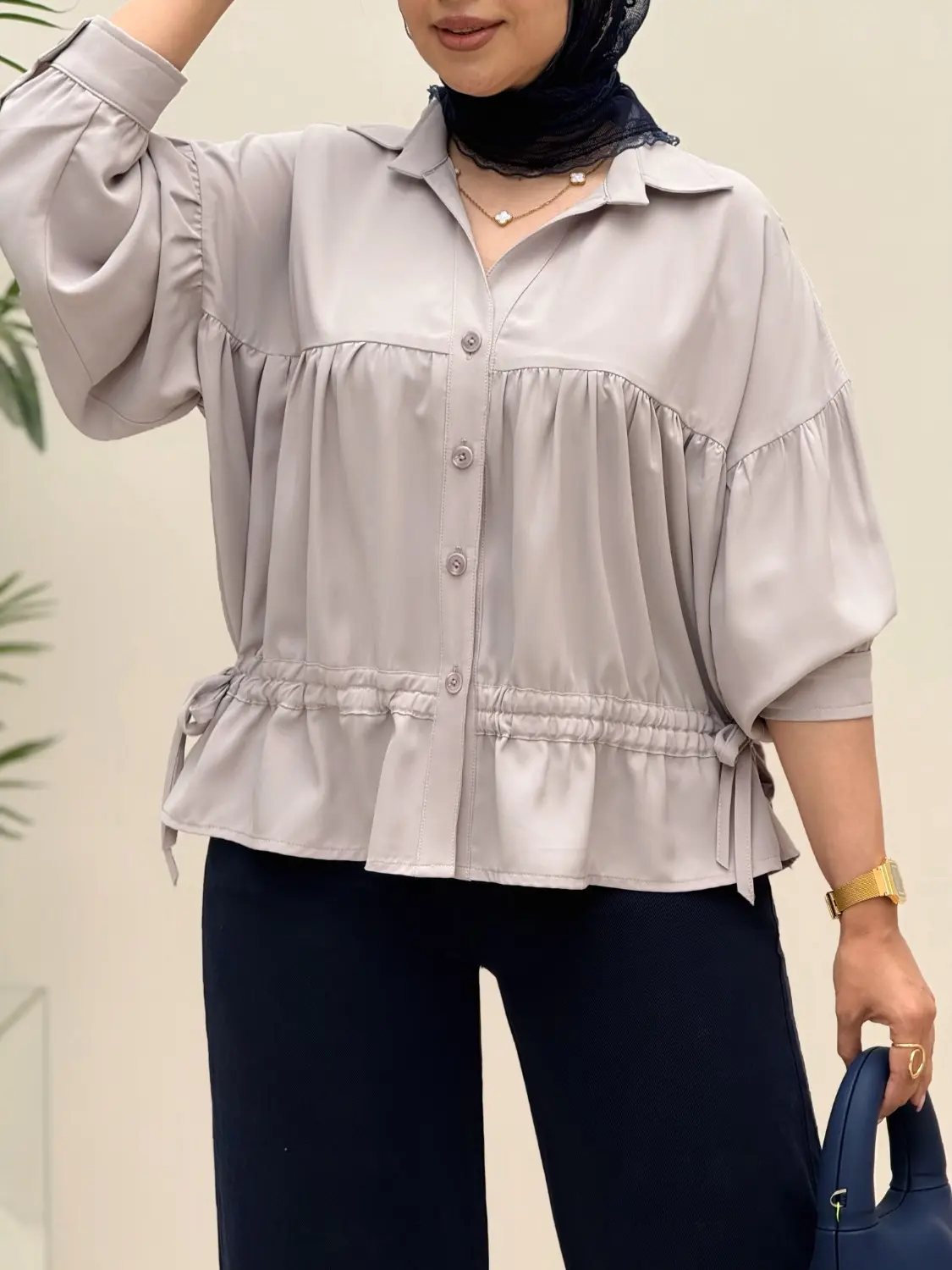4539-شومیز عروسکی ژاکلین